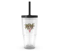 Tervis Bouffants and Broken Hearts - Peeping Palms Made in USA Double Walled Insulated Tumbler Travel Cup Keeps Drinks Cold & Hot, 24oz with Straw Lid, Classic