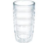 Tervis Clear Colorful Tabletop Made in USA Double Walled Insulated Tumbler, Plastic
