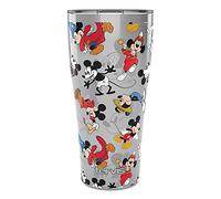 Tervis Disney Mickey Through The Years Triple Walled Insulated Tumbler Travel Cup Keeps Drinks Cold & Hot, 30oz Legacy, Stainless Steel