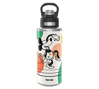 Tervis Disney Minnie Mouse Delight Triple Walled Insulated Tumbler Travel Cup Keeps Drinks Cold, 32oz Wide Mouth Bottle, Stainless Steel