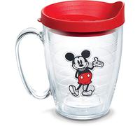 Tervis Disney - Original Mickey Made in USA Double Walled Insulated Tumbler Cup Keeps Drinks Cold & Hot, 16oz Mug, Classic