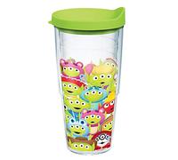Tervis Disney Pixar Toy Story Alien Made in USA Double Walled Insulated Tumbler Travel Cup Keeps Drinks Cold & Hot, 24oz, Classic