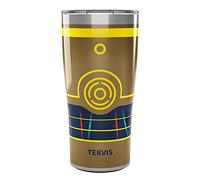 Tervis Disney Star Wars C-3PO See Three Triple Walled Insulated Tumbler, 20oz, Stainless Steel