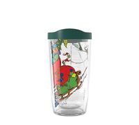 Tervis Dr. Seuss Grinch All Packed Up Made in USA Double Walled Insulated Tumbler Travel Cup Keeps Drinks Cold & Hot, 16oz, Classic