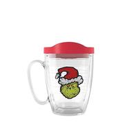 Tervis Dr. Seuss - Grinch Grinchy Claus Made in USA Double Walled Insulated Tumbler Travel Cup Keeps Drinks Cold & Hot, 16oz Mug, Classic