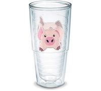 Tervis Front & Back Pig Made in USA Double Walled Insulated Tumbler, 1 Count (Pack of 1), Clear