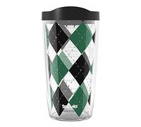 Tervis Golf Links Argyle Made in USA Double Walled Insulated Tumbler, 16oz, Classic