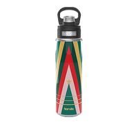 Tervis Holiday Tree Star Water, 24oz Wide Mouth Bottle, Stainless Steel