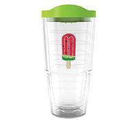 Tervis Ice Popsicle Collection Made in USA Double Walled Insulated Tumbler, 24oz, Watermelon Pop