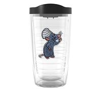 Tervis Made in USA Double Walled Disney Pixar - Ratatouille Insulated Tumbler Cup Keeps Drinks Cold & Hot, 16oz, Classic