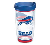 Tervis Made in USA Double Walled NFL Buffalo Bills Insulated Tumbler Cup Keeps Drinks Cold & Hot, 16oz, Tradition