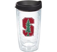 Tervis Made in USA Double Walled Stanford University Cardinal Insulated Tumbler Cup Keeps Drinks Cold & Hot, 16oz, Primary Logo