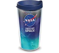 Tervis NASA I Need My Space Made in USA Double Walled Insulated Tumbler Travel Cup Keeps Drinks Cold & Hot, 16oz, Classic