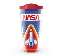 Tervis NASA Made in USA Double Walled Insulated Tumbler Travel Cup Keeps Drinks Cold & Hot, 24oz, Classic