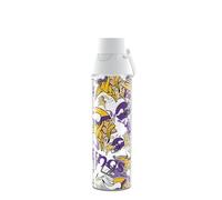 Tervis NFL Minnesota Vikings-All Over Insulated Tumbler, 24oz Venture Lite Water Bottle, Classic