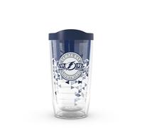 Tervis NHL Tampa Bay Lightning - Shatter Made in USA Double Walled Insulated Tumbler Travel Cup Keeps Drinks Cold & Hot, 16oz, Classic