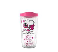 Tervis Peanuts Snoopy You are So Loved Made in USA Double Walled Insulated Tumbler, Plastic, Classic