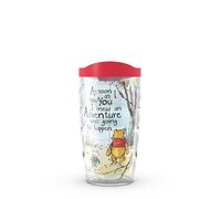 Tervis Plastic Made in USA Double Walled Disney - Winnie The Pooh Adventure Insulated Tumbler Cup Keeps Drinks Cold & Hot, 10oz Wavy, Lidded