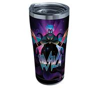 Tervis Stainless Steel Triple Walled Disney Villains Insulated Tumbler Cup Keeps Drinks Cold & Hot, 20oz, Ursula, 1 Count (Pack of 1)