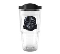 Tervis Star Wars Darth Vader Emblem Made in USA Double Walled Insulated Tumbler Cup Keeps Drinks Cold & Hot, 24oz, Classic