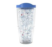 Tervis Star Wars R2D2 See Through De Too Made in USA Double Walled Insulated Tumbler Travel Cup Keeps Drinks Cold & Hot, 24oz, Classic