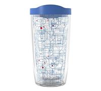 Tervis Star Wars R2D2 See Through De Too Made in USA Double Walled Insulated Tumbler Travel Cup Keeps Drinks Cold & Hot, 16oz, Classic