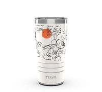Tervis Traveler Disney Mickey Mouse Melody Triple Walled Insulated Tumbler Travel Cup Keeps Drinks Cold & Hot, 20oz, Stainless Steel