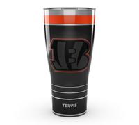 Tervis Traveler NFL Cincinnati Bengals - Night Game Triple Walled Insulated Tumbler Travel Cup Keeps Drinks Cold & Hot, 30oz, Stainless Steel