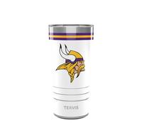 Tervis Traveler NFL Minnesota Vikings - Arctic Triple Walled Insulated Tumbler Travel Cup Keeps Drinks Cold & Hot, 20oz, Stainless Steel