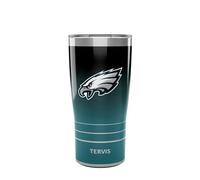Tervis Traveler NFL Philadelphia Eagles - Ombre Triple Walled Insulated Tumbler Travel Cup Keeps Drinks Cold & Hot, 20oz, Stainless Steel