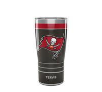 Tervis Traveler NFL Tampa Bay Buccaneers - MVP Triple Walled Insulated Tumbler Travel Cup Keeps Drinks Cold & Hot, 20oz, Stainless Steel