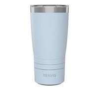 Tervis Traveler Powder Coated Stainless Steel Triple Walled Insulated Tumbler Travel Cup Keeps Drinks Cold & Hot, 20oz, Blue Moon