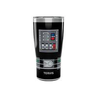 Tervis Traveler Star Wars Darth Vader Breastplate Detail Triple Walled Insulated Tumbler Travel Cup Keeps Drinks Cold & Hot, 20oz, Stainless Steel