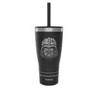 Tervis Traveler Star Wars - Darth Vader Wordle Triple Walled Insulated Tumbler Travel Cup Keeps Drinks Cold & Hot, 30oz with Straw Lid, Stainless Steel