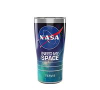 Tervis Triple Walled NASA I Need My Space Insulated Tumbler Cup Keeps Drinks Cold & Hot, 20oz, Stainless Steel