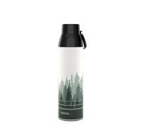 Tervis Venture Water Bottle Green on Green Forest Triple Walled Insulated Tumbler Travel Cup Keeps Drinks Cold & Hot, 26oz, Stainless Steel