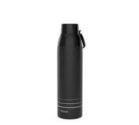 Tervis Venture Water Bottle Onyx Shadow Powder Coated Triple Walled Insulated Tumbler Travel Cup Keeps Drinks Cold & Hot, 26oz, Stainless Steel