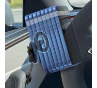 Tes la Phone Mount Magnetic 【All-Aluminum Alloy】for 2026-2025 New Model Y/2023-2021 Model 3 /2024-2022 Tes la Model Y Phone Mount-Original Hole Installation,Quick Heat Dissipation, 360° Rotation