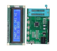 TES200 Digital Integrated Circuit Tester Quick Response IC Meter for 74 40 Series Logic Gates Testing with LED Display Compact Durable PCB Material