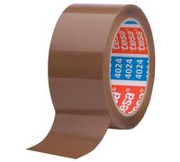 tesa 04024 Universal Carton Sealing Tape Low Noise - Hi Tack - 50mm x 66m Havana