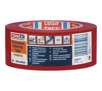 tesa 04169-00059-93 PREMIUM Marking Tape Red 33m x 50mm Indoor/Outdoor
