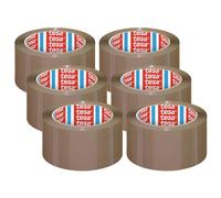 tesa Premium brown Packaging Tape 66m x 50mm 6 rolls