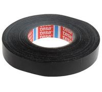 Tesa 04651-00505-00 "Premium" Cloth Tape, Black, 50 m x 25 mm