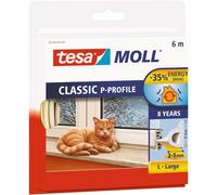 tesa® 05390 Classic P Profile Rubber Sealing Insulation White 9mm x 6m