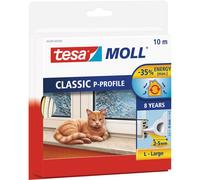 tesa® 05395 Classic P Profile Rubber Sealing Insulation White 9mm x 10m