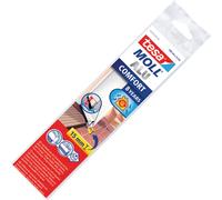 tesa® 05405 White Door To Floor Brush Draught Excluder 1m x 40mm