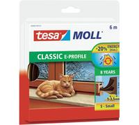 tesa® 05463 Classic E-Profile Rubber Sealing Insulation White 9mm x 6m