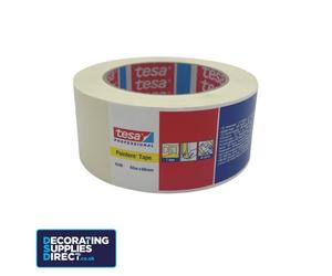 tesa 4348 7 Day Masking Tape, Indoor Use, Clean Edges (25 / 38 / 50mm x 50m)
