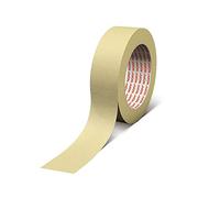 Tesa 4349 Universal Masking Tape, Support Paper, Natural Rubber Masking Adhesive, 125μm, 50 m x 38 mm, Transparent, Pack of 48 Pieces