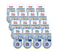 tesa 4600 Xtreme Conditions - Sealing Tape without Adhesive for Hermetic Sealing - Self-Welding Silicone Tape - for Indoor and Outdoor Use - Colourless - Each 3 m x 2.5 cm | Pack of 16